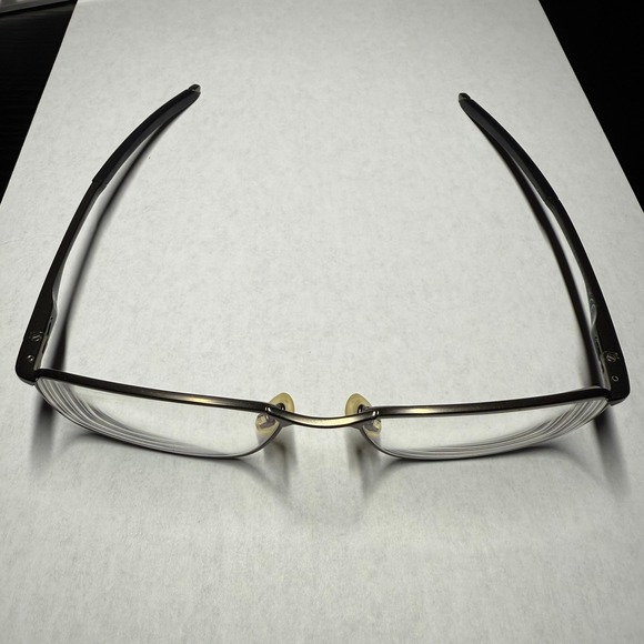 Oakley Metal Frame Glasses Designer Eyeglasses Authentic LightweightSatin Pewter - Picture 1 of 5